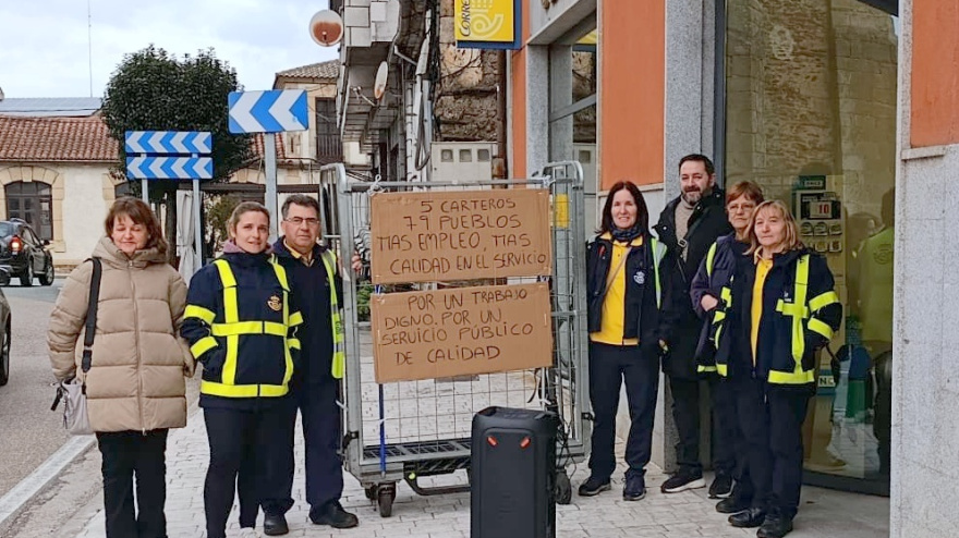 Bienvenido Prieto habla sobre las demandas de los carteros rurales en Aliste