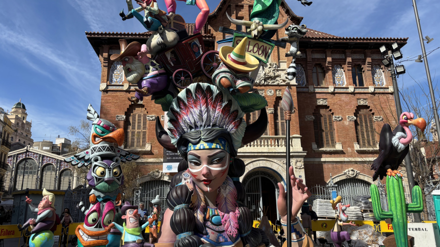 Falla Plaça Mercat Central
