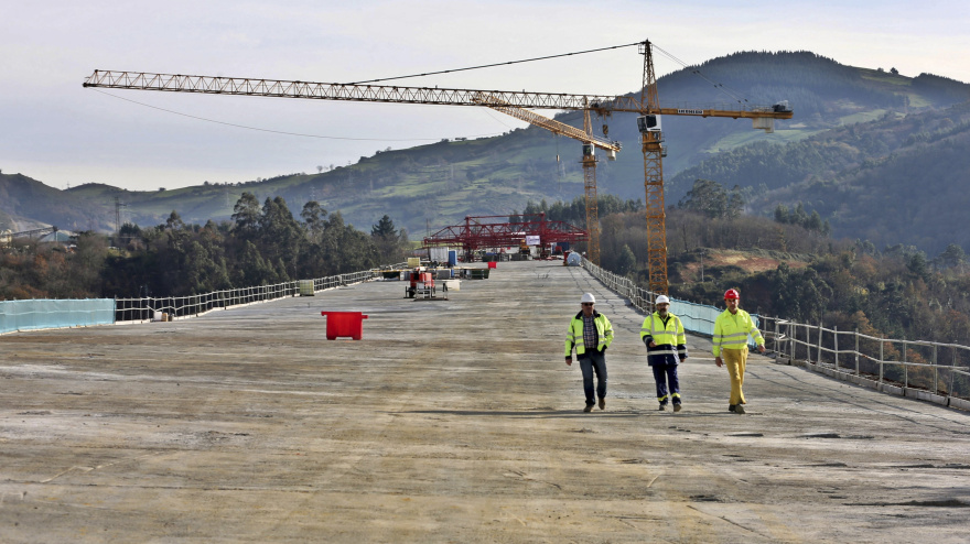 Construcción de la Autovía del Suroccidente, en Asturias