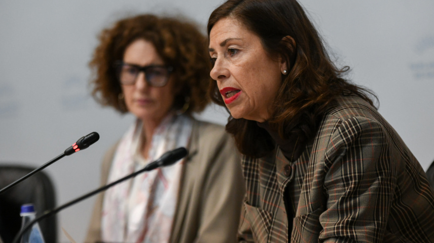 La directora xeral de Patrimonio Natural, Marisol Díaz Mouteira en sede de Parlamento