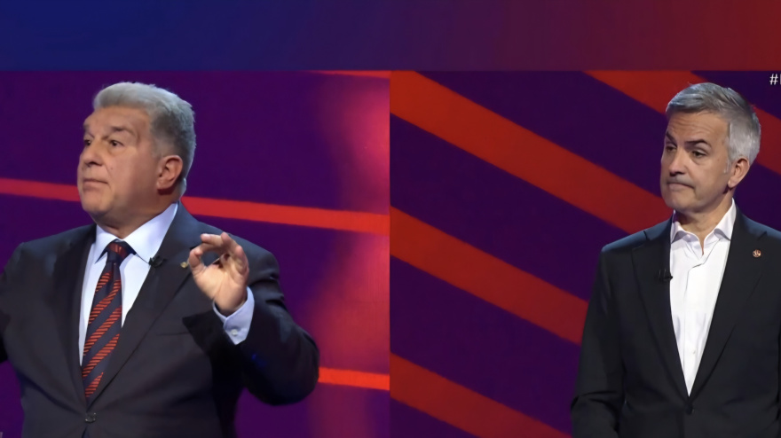 Joan Laporta y Víctor Font