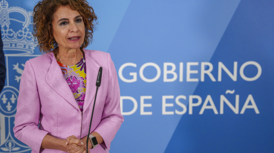 La vicepresidenta primera y ministra de Hacienda, María Jesús Montero