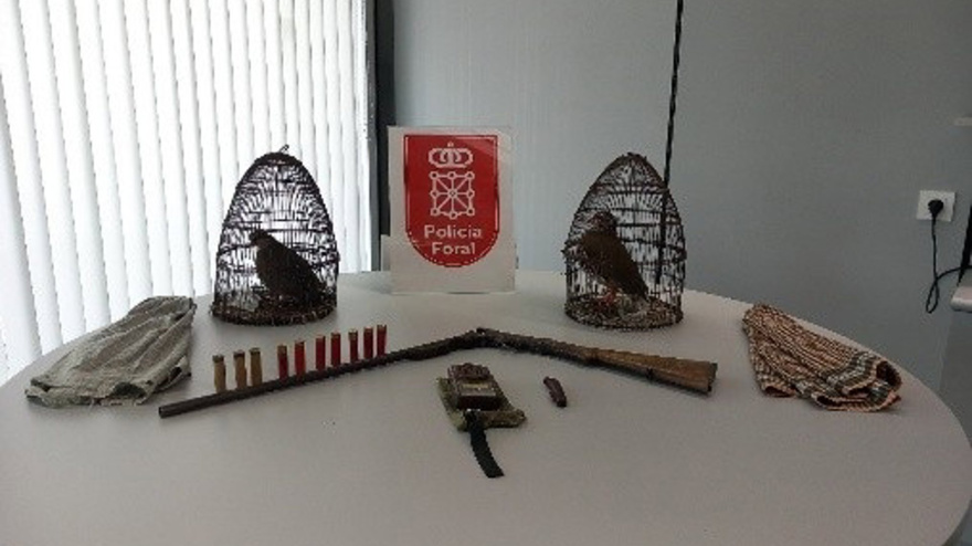 13/03/2026 Material incautado.SOCIEDAD ESPAÑA EUROPA NAVARRA