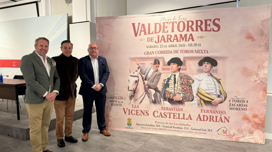 Presentación del festejo mixto de Valdetorres de Jarama