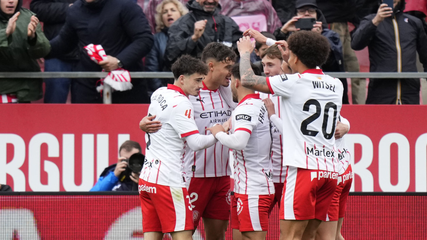 Hugo Rincón marca su primer gol en el Girona - Athletic