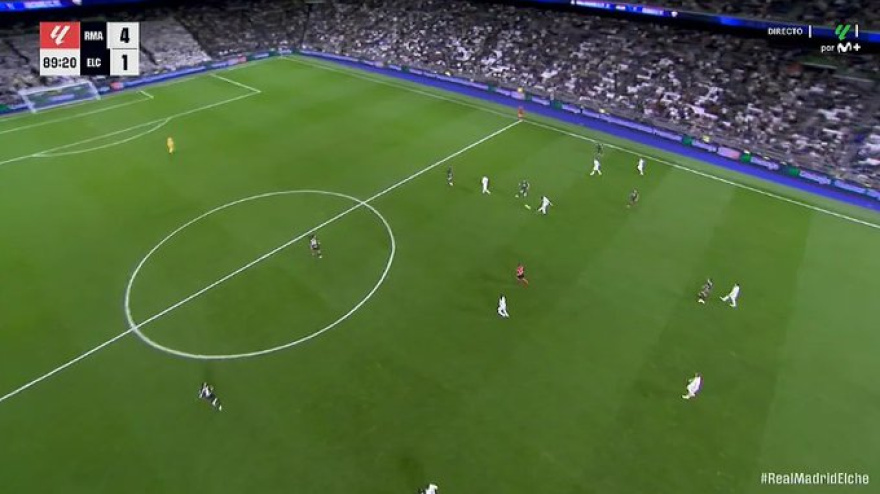 Golazo de Güler desde más de 60 metros