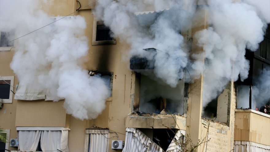 Ataque israelí con drones a Haret Saida en el Líbano