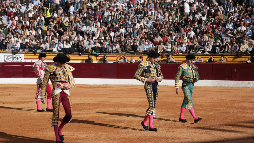 Paseíllo en la última Feria de Olivenza (Badajoz)