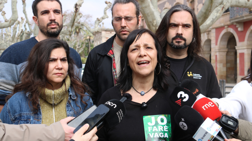 Iolanda Segura del sindicat USTEC