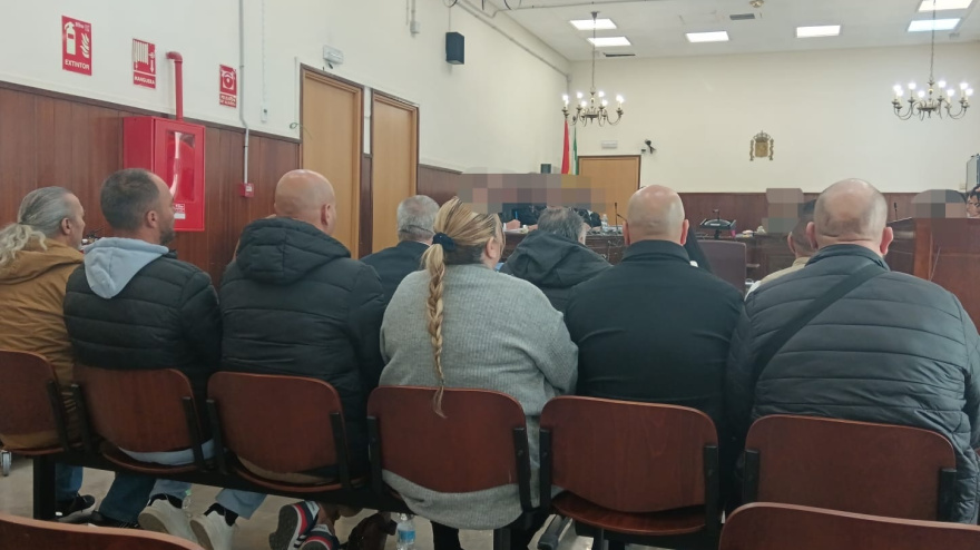 Segunda jornada del juicio contra once personas por el asesinato de una persona en El Torrejón en 2020.EUROPA PRESS16/3/2026