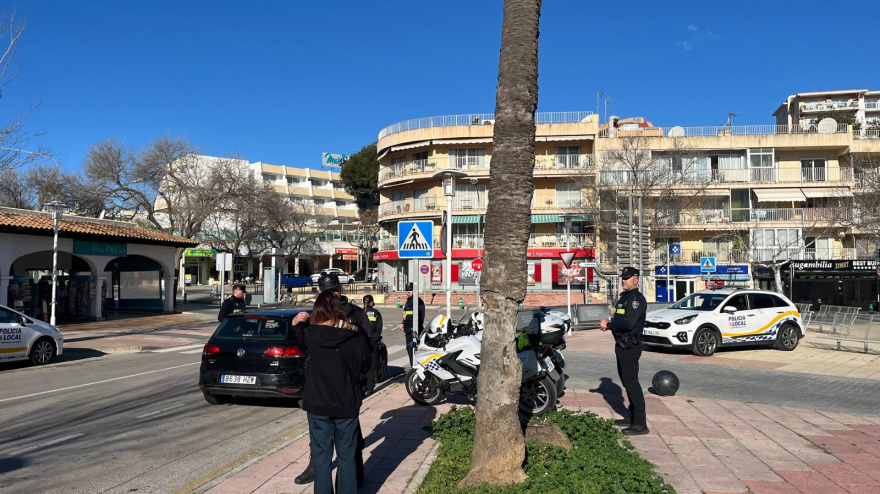 Control de la Policía Local de Calvià