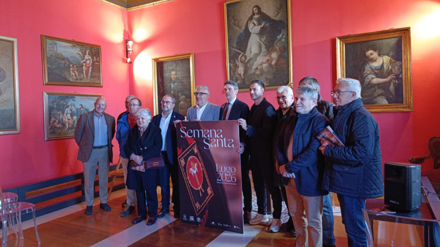 La Semana Santa de Lugo arranca el 25 de marzo con un pregón en la iglesia de A Nova y un amplio programa de procesiones