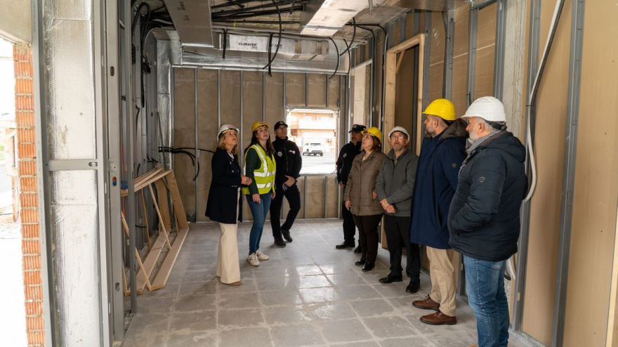 Arroyo vista las obras del nuevo cuartel