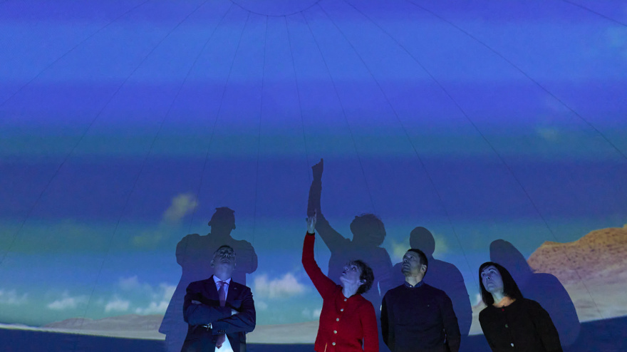 Visita de la Presidenta a la "Escuela de Estrellas".