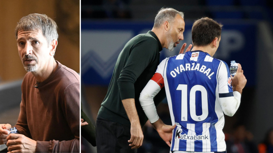 Aitor López Rekarte | Matarazzo dando indicaciones a Oyarzabal