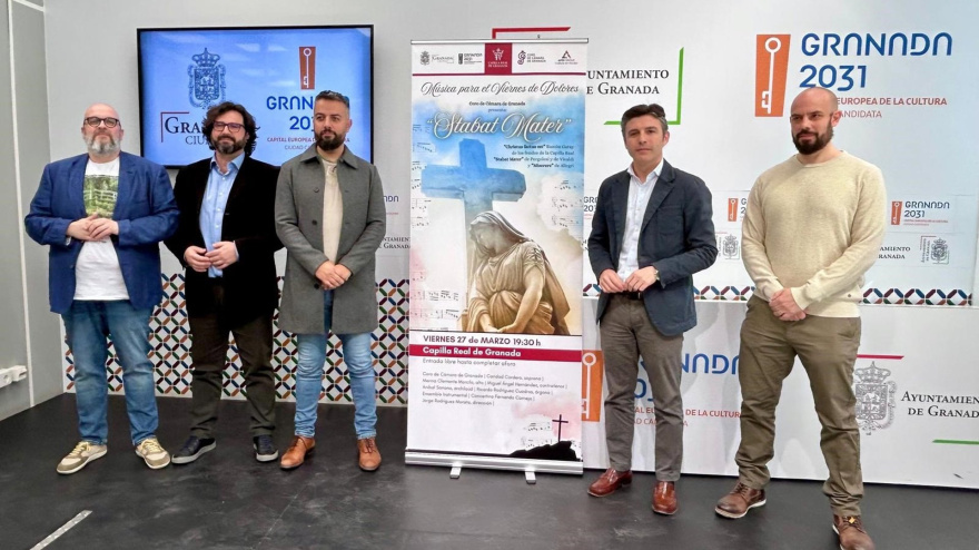 Presentación del 'Stabat Mater' programado en la Capilla Real de Granada para el Viernes de Dolores