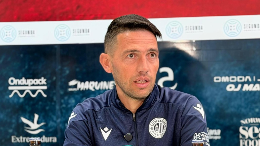 David Rocha, técnico del Extremadura