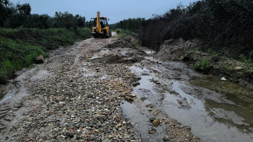 Daños caminos rurales Almonte