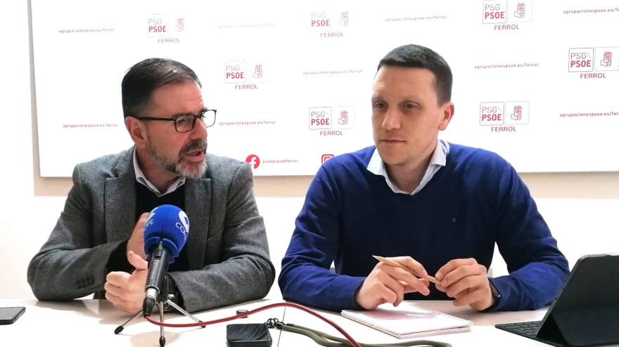 Ángel Mato y Aitor Bouza este martes en rueda de prensa