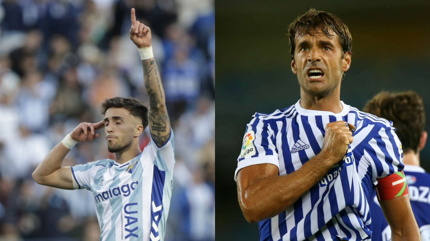 Larrubia y Xabi Prieto