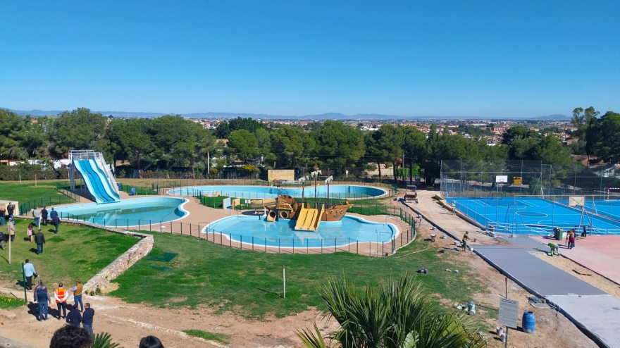 Zona lúdica del parque