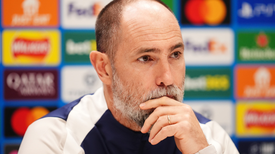 Igor Tudor, entrenador del Tottenham, en rueda de prensa