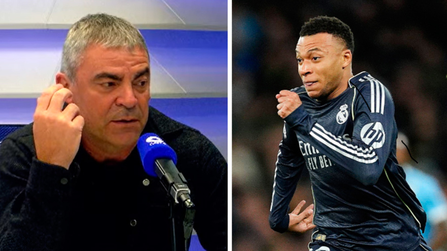 Manolo Sanchís y Kylian Mbappé