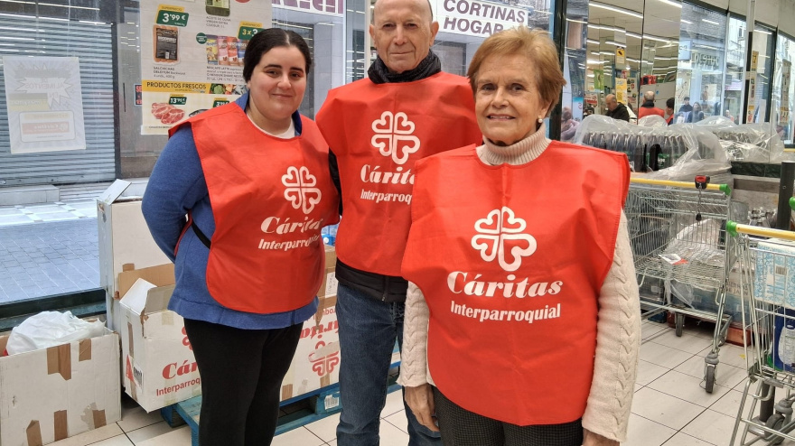 La solidaridad de Jaén desborda la despensa de Cáritas con más de 12.000 kilos de alimentos