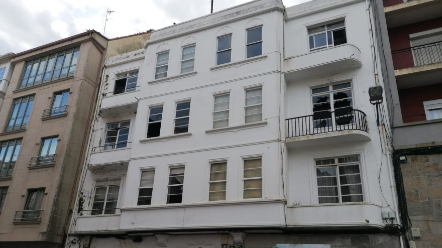 Foto de edificio en el que sucedió el incidente