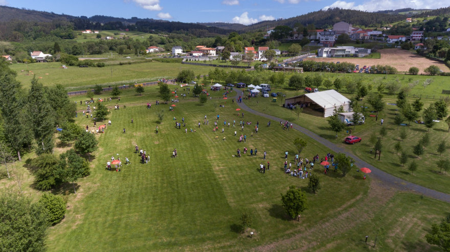 Vista aérea de San Sadurniño
