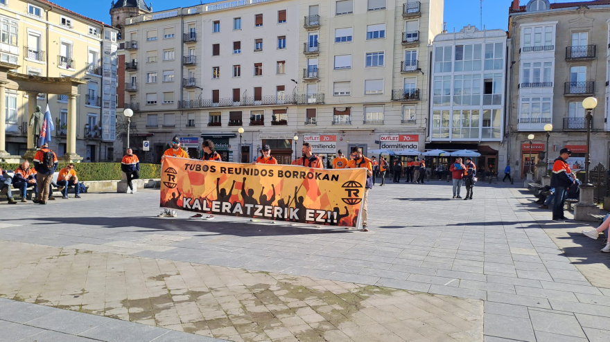 Tubos Reunidos en huelga
