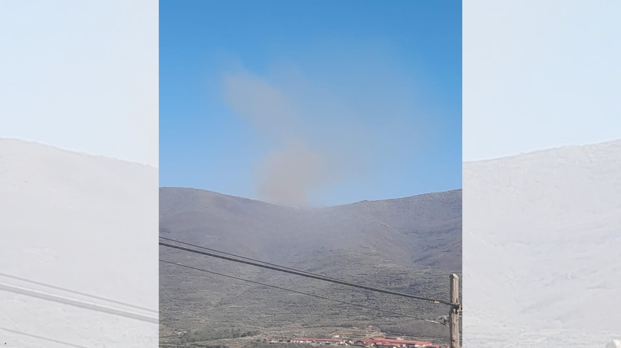 Incendio en Piornal en la tarde de este martes