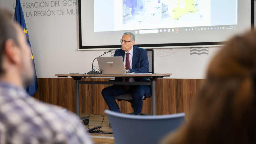 Juan Esteban Palenzuela, delegado de AEMET en Murcia