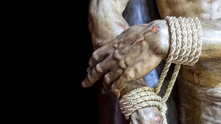 Cartel editado por la Cofradía de la Aurora con motivo de la Solemnidad de Cristo Rey