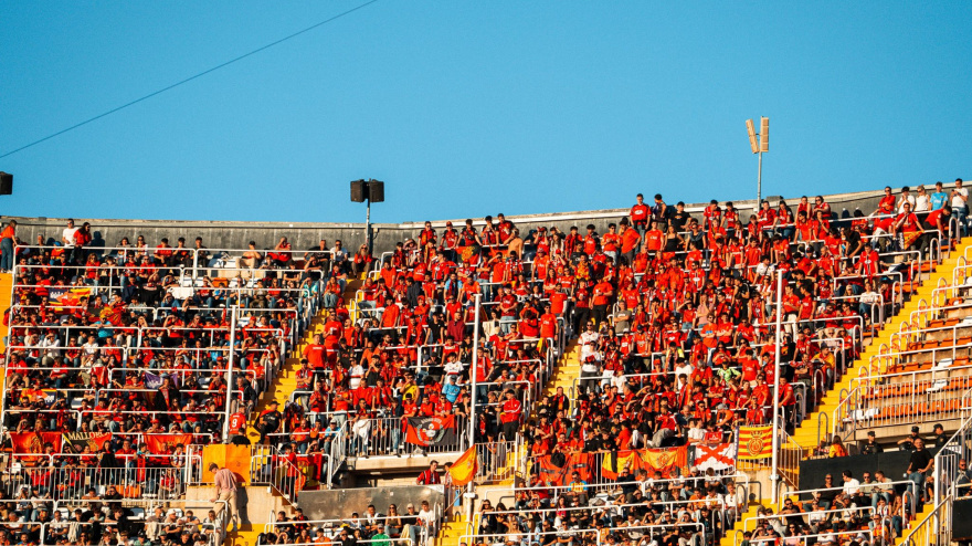 Imagen de archivo de afición en Mestalla