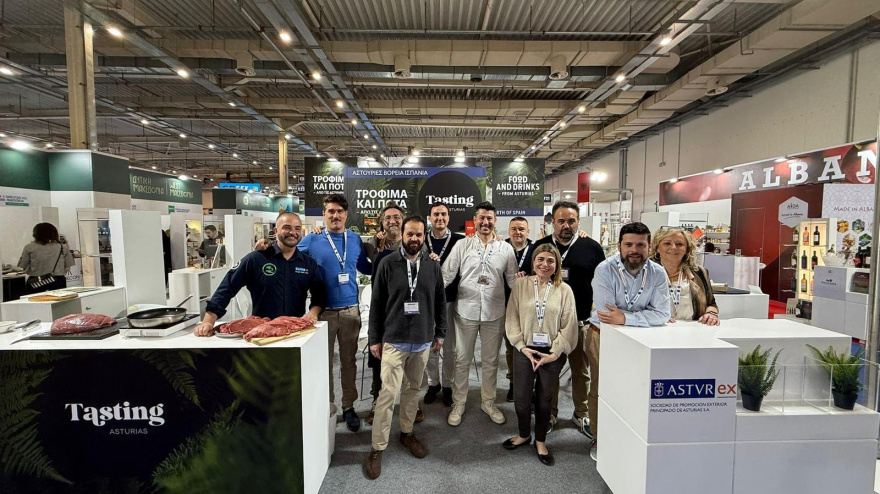 Productores asturianos en Grecia