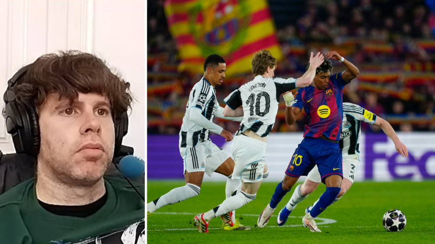 Dani Senabre y el taconazo de Lamine Yamal