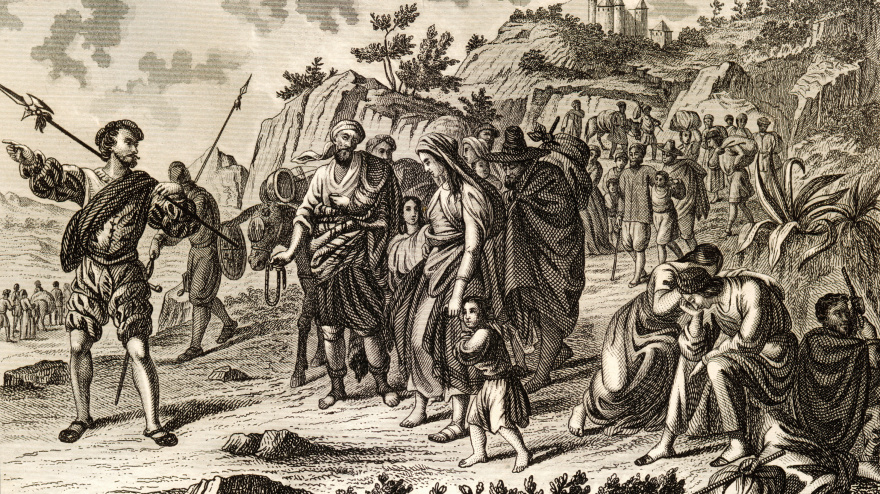 Expulsión de los moros de España, decretada por el rey Felipe III de España el 9 de abril de 1609.