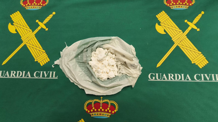 Cocaína en roca interceptada