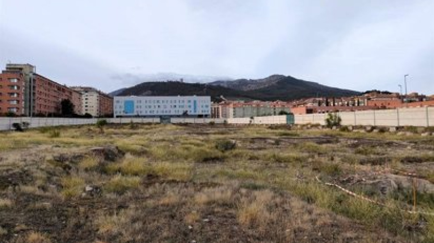 Solar sobre el que se levantará la Ciudad de la Justicia de Jaén