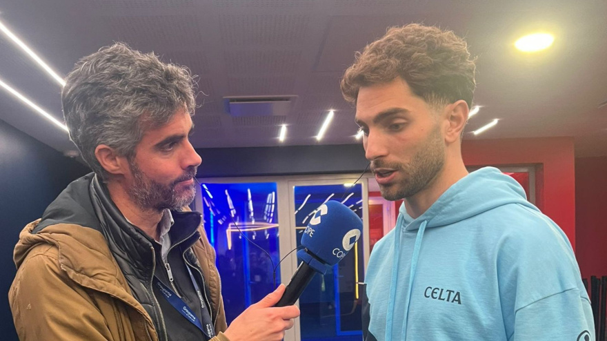 Javi Rueda atiende a El Partidazo de COPE