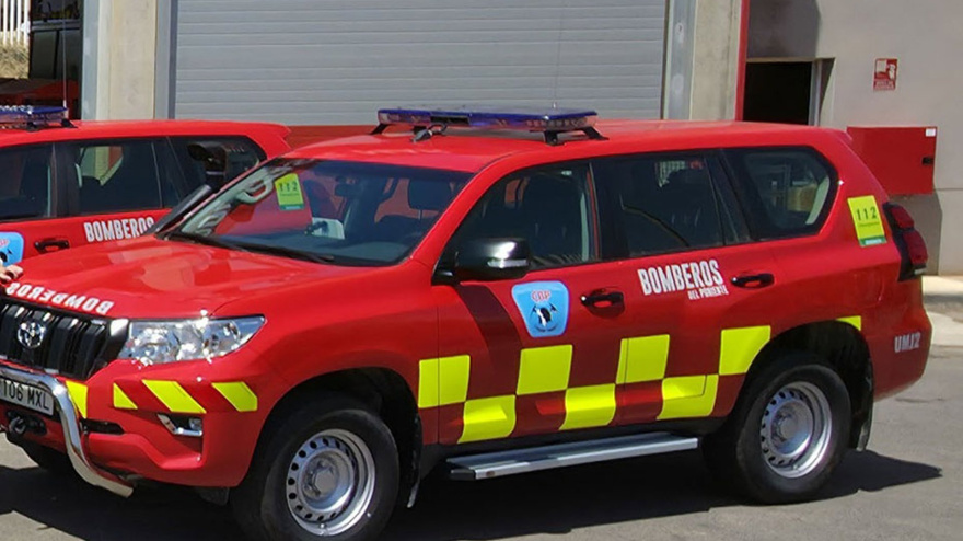 Vehículo de Bomberos del Consorcio del Poniente