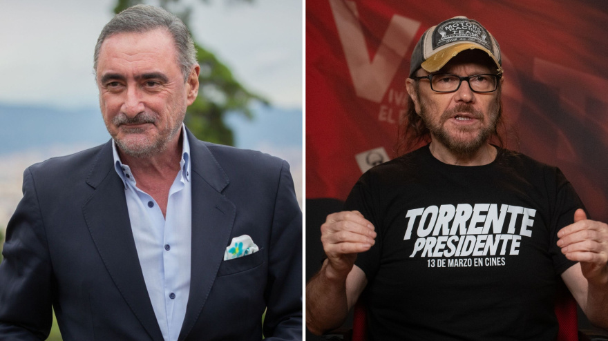 Carlos Herrera y Santiago Segura en un collage ilustrativo