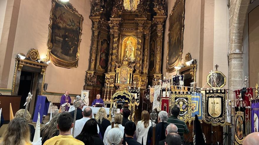 Procesión de estandartes de Codradías de Semana Santa de Palma