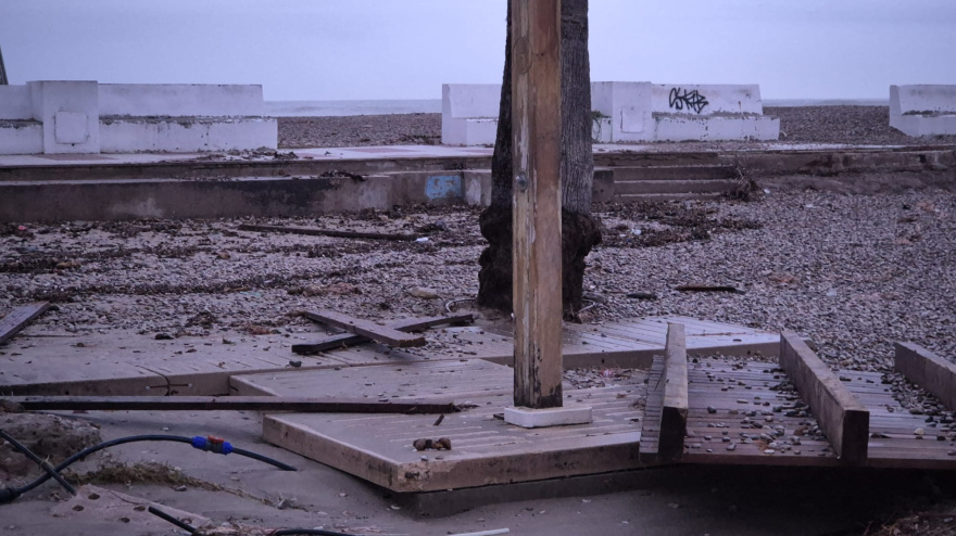 El temporal marítimo de enero dejó 500.000 euros de daños en las playas de Benicàssim