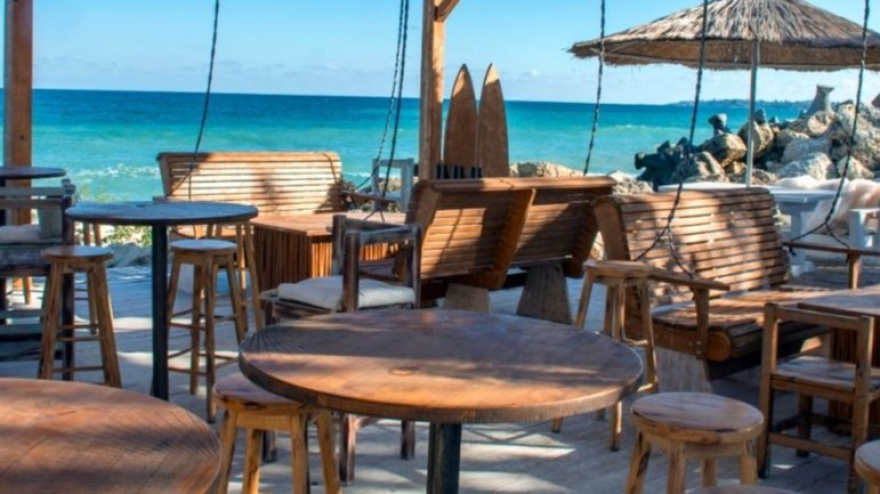 Foto de archivo de un chiringuito de playa