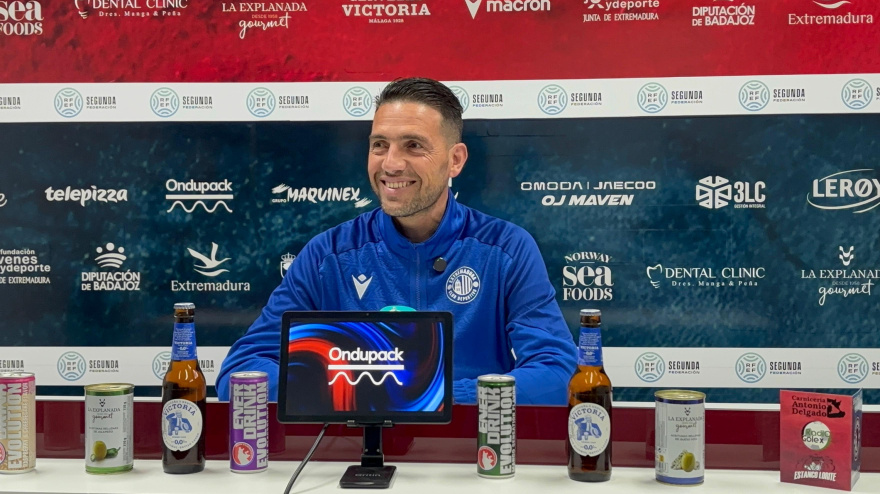 David Rocha, técnico del Extremadura