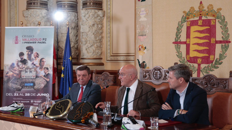Presentación del Premier Padel de Valladolid