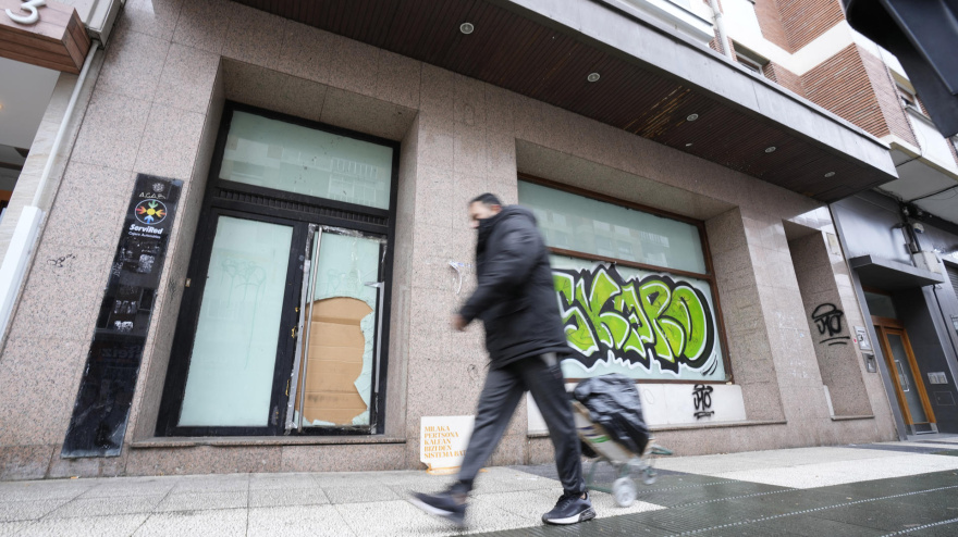 Una antigua sucursal bancaria de la capital alavesa, Vitoria