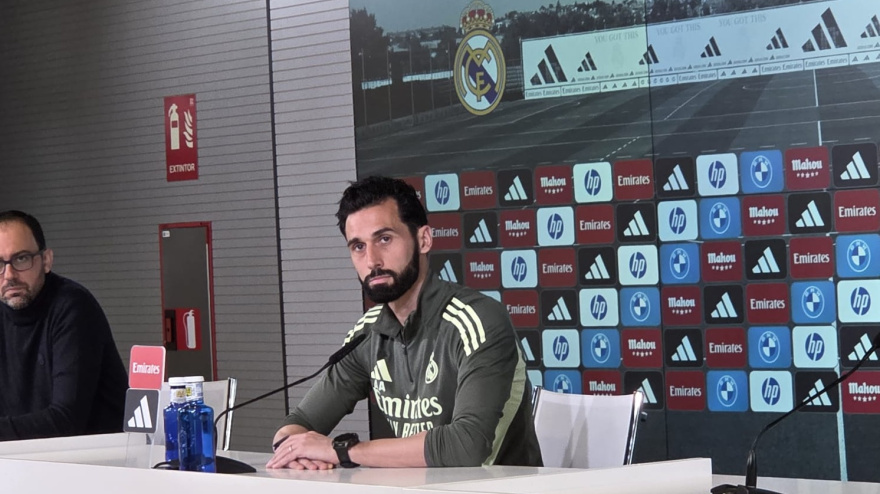 Álvaro Arbeloa, en rueda de prensa previa al derbi